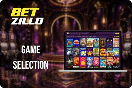 Betzillo Casino game selection for players